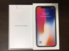iPhone X Space Gray 64 GB  空箱