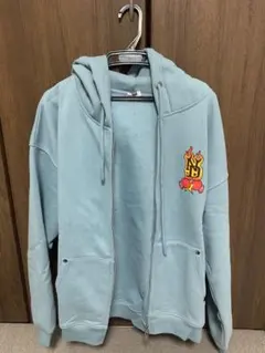 大人気Nasty Dog 水色 パーカー天心×Nasty L.Blue