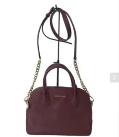 MICHAEL KORS バーガンディ ショルダーバッグ