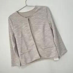 ナチュラルビューティーベーシック ツイーディーノーカラージャケット.16