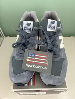 【USA製】New Balance M996CHG ブルー/シルバー 27.0