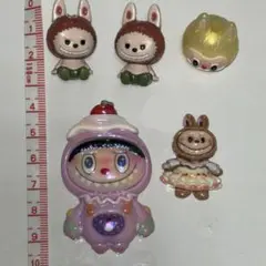 LABUBU ラブブ アクリル ラバー ハンドメイドパーツ ビーズ