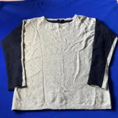 ユニクロ　バイカラー　カシミヤセーター　Ｌサイズ