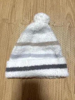 【美品】ベビーニット帽 （ジェラートピケ）