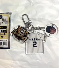 阪神タイガース シークレットフェイス＆ユニフォームアクリルキーホルダー 梅野