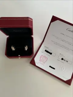 Cartierカルティエトリニティピアスクラシック正規品【7/21まで値下げ
