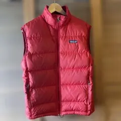 Patagonia ダウンベスト レッド キッズLサイズ パタゴニア