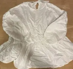 新品 アメリカンホリック　バックリボン フリルシャツ フリーサイズ