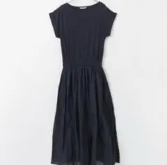 新品 訳アリ 大きめ マタニティ アーバンリサーチ ワンピース 紺 ネ