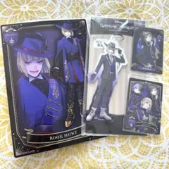 【匿名配送】ツイステ　ルーク　5点セット　アクキー　メタカ　クリアポスター