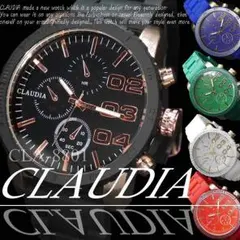 【送料無料】メンズ腕時計　ラバーバンドビッグフェイスデザインクロノグラフ⭐️⭐️