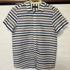 Paul Smith レディースストライプ 半袖シャツ Mサイズ