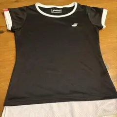 Babolat ブラック 半袖 Tシャツ