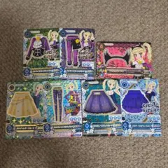 アイカツカード　藤堂ユリカ　ノーマルカード6枚セット