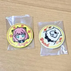 スパイファミリー カンバッジコレクション 刺繍 アーニャ ボンド 2点セット