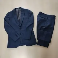 オリヒカ ネイビーブルー Y5 スーツ上下セット ソロテックス ストレッチ