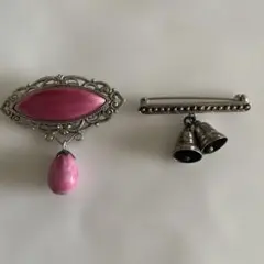 ブローチ2個セット