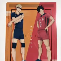 ハイキュー‼︎ 月島蛍 黒尾鉄朗 クリアファイル A4