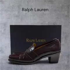 Ralph Lauren チャンキーヒール ペニーローファー 23cm相当のサムネイル