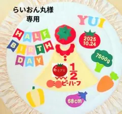 ㉗【らいおん丸様専用】キューピーハーフバースデーワンピース