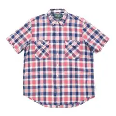 ポロカントリー ラルフローレン マドラスチェック インド綿 インディゴ シャツ