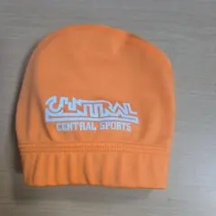 CENTRAL SPORTS 水泳帽 Mサイズ オレンジ