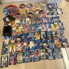 ドラゴンボールZ 当時物 PPカード・丸メンコ まとめ売り ケース付き