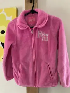 ✳️RONI フリース　ジャケット‼️✳️ふわふわ刺繍ロゴ‼️ピンク✳️