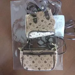 KT キティー ポーチ ベージュ　2個セット