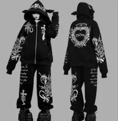 DimMoire ベロアジャージセットアップ Black - メルカリ