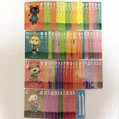 あつまれどうぶつの森　amiiboカード　まとめ売り 74枚