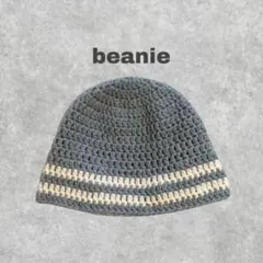 ビーニー ニット帽 クラッシャーハット ハンドメイド