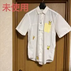 未使用 graniph グラニフ ピカチュウ 刺繍 半袖シャツ Mのサムネイル
