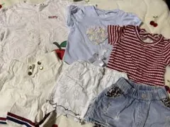 ミッフィー柄子供服セット ティシャツ 短パン 90～100cmまとめ売り