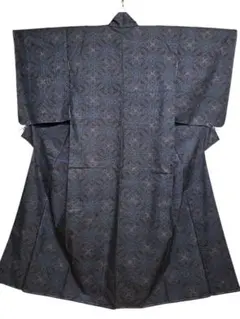 か*の様 【24時間以内発送】着物 本場大島紬 一元式 仕付け糸付き 正絹