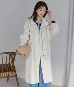 sakishimatokyo スタンドモッズコート　アイボリー