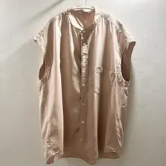 ドゥロワー コットンオーガンジーショートスリーブブラウス サーモン 