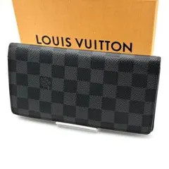 ルイヴィトン ダミエ グラフィット ポルトフォイユ ブラザ 長財布