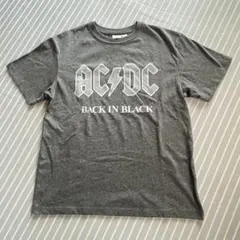 H&M【サイズS】AC/DC BACK IN BLACK Tシャツ グレー