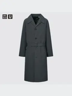 22SS uniqlo u ユニクロ トレンチコート S ダークグレー