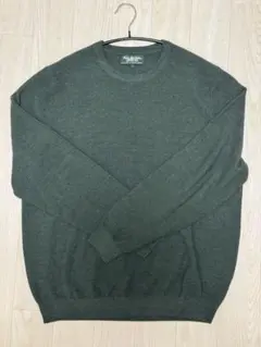 Brooks Brothers メンズ 薄手ニット モスグリーン