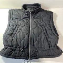 【美品】　ミームセレクト キルティングダウンベスト　ブラック