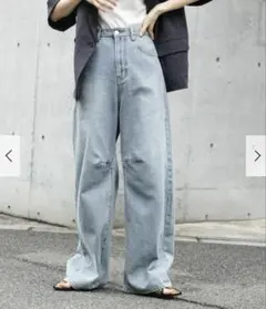 SENCE OF PLACE カーブデニム　L