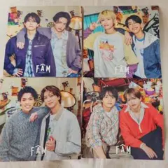 timelesz　タイムレス　FAM 　カード 　4枚セット