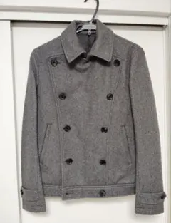 SHIPS シップス グレー ピーコート アウター Lサイズ