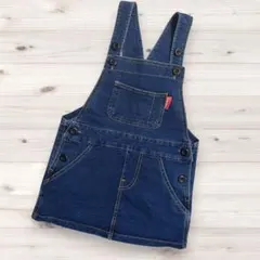 子供服 デニム ジャンパースカート 100 サロペット スカート 女の子