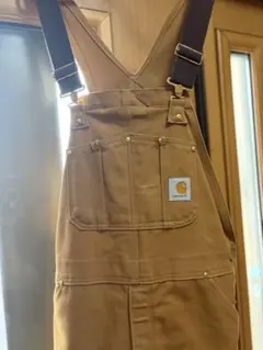 Carhartt オリーブグリーン オーバーオール 30×32 - メルカリ