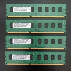 SanMax メモリ 16GB (4GB×4) PC3-12800U 動作確認済