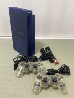 ⭐︎【PS2-SCPH37000オーシャンブルー】おまけ付き】⭐︎動作OK 美品】すぐ遊べる PS2 SCPH-37000 オーシャンブルー 洋 SONY
