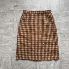 90s vintage チェックスカート レトロ 古着 昭和レトロのサムネイル